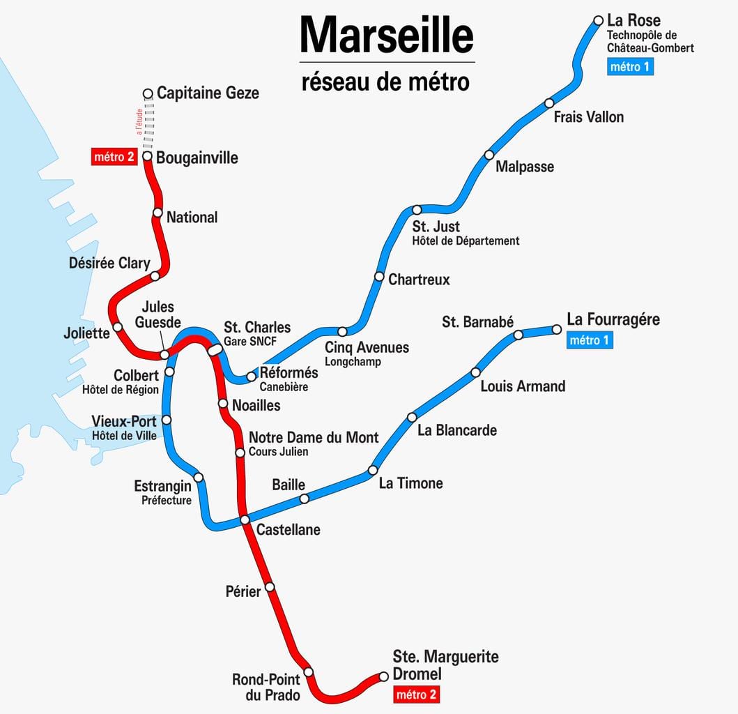 Marseille ' s metroo kaart pdf