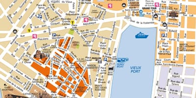 Marseille linna kaart