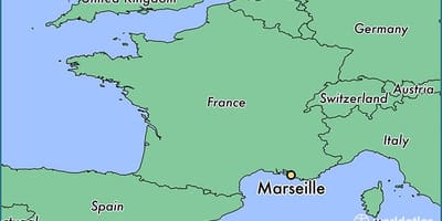 Näita Marseille ' s prantsusmaal kaardil